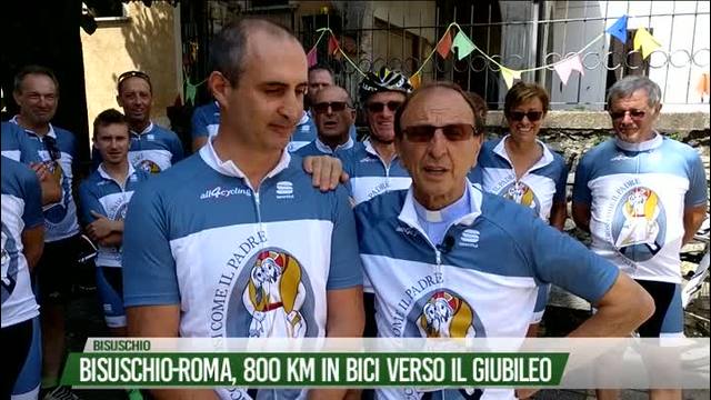 Bisuschio-Roma, 800 Km in bici verso il Giubileo