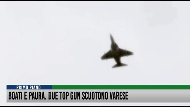 Boati e paura. Due Top Gun scuotono Varese