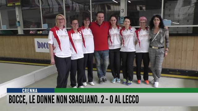 Bocce, le donne non sbagliano. 2-0 al Lecco