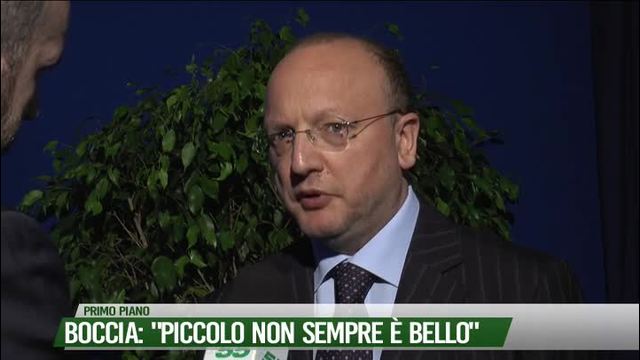 Boccia: "Piccolo non sempre è bello"