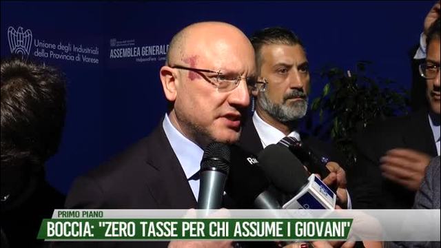 Boccia: "Zero tasse per chi assume i giovani"