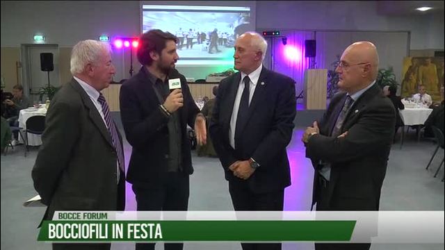 Bocciofili in festa
