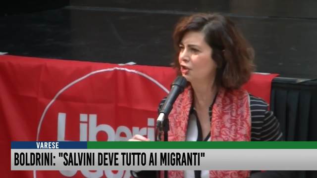 Boldrini: "Salvini deve tutto ai migranti"