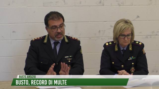 Busto, record di multe