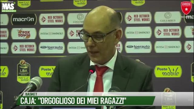 Caja: "Orgoglioso dei miei ragazzi"
