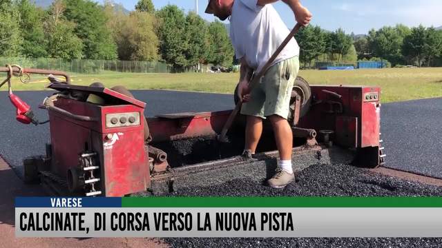 Calcinate, di corsa verso la nuova pista