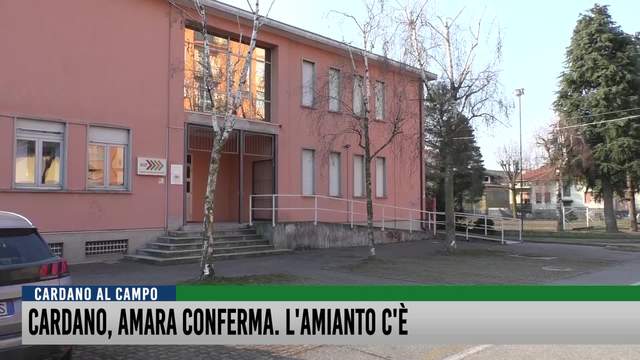 Cardano, amara conferma. L'amianto c'è