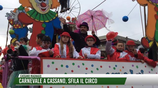 Carnevale a Cassano, sfila il circo