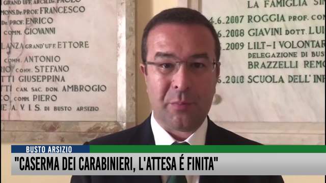 "Caserma dei Carabinieri, l'attesa è finita"