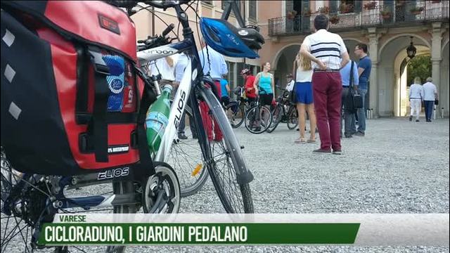 Cicloraduno,
i Giardini pedalano