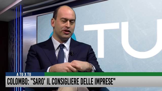 Colombo: "Sarò il consigliere delle imprese"