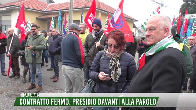 Contratto fermo, presidio davanti alla Parolo