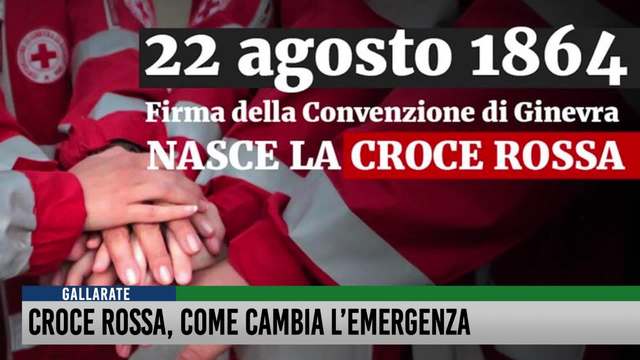 Croce Rossa, come cambia l'emergenza