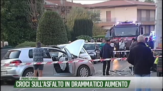 Croci sull'asfalto in drammatico aumento