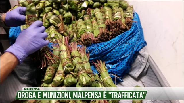 Droga e munizioni,
Malpensa è "trafficata"