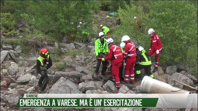 Emergenza a Varese. Ma è un'esercitazione