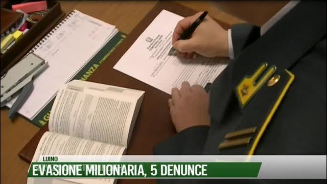 Evasione milionaria, 5 denunce