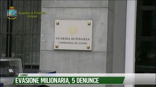 Evasione milionaria, 5 denunce