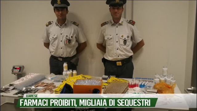 Farmaci proibiti, migliaia di sequestri