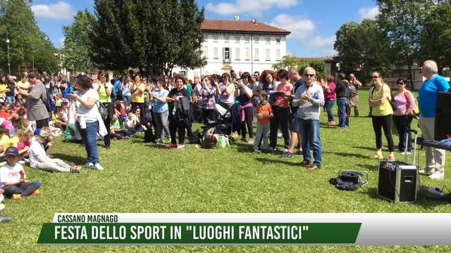 Festa dello sport in "luoghi fantastici"
