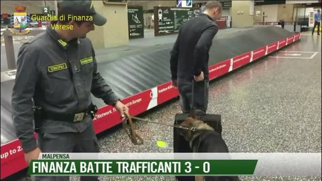 Finanza batte trafficanti 3 - 0