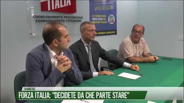 Forza Italia:
"Decidete da che parte stare"