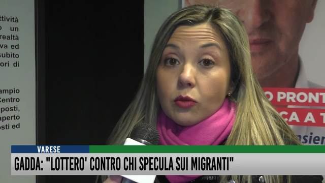 Gadda: "Lotterò contro chi specula sui migranti"