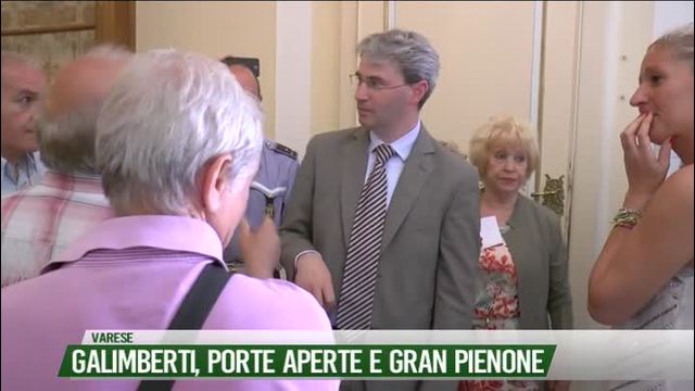 Galimberti, porte aperte e gran pienone
