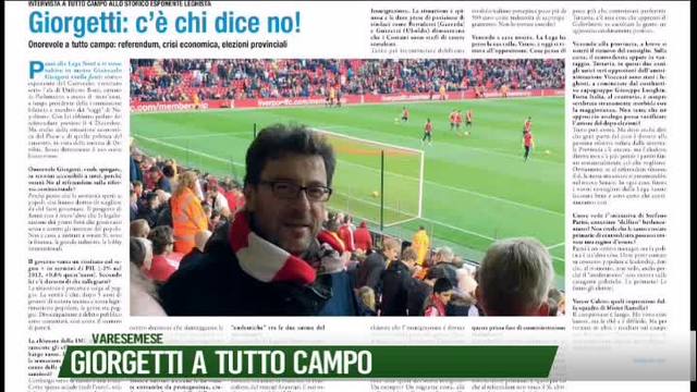 Giorgetti a tutto campo