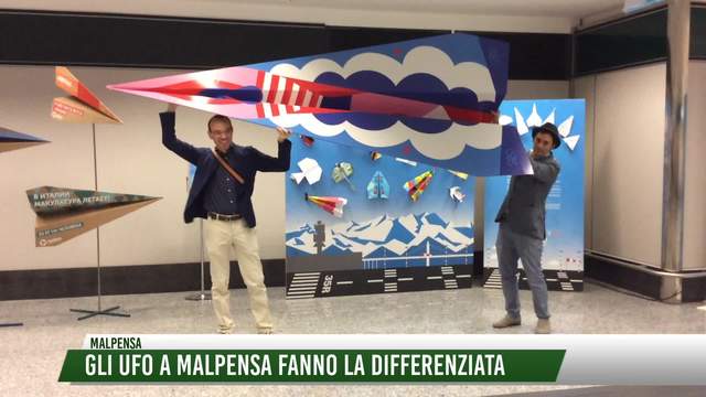 Gli UFO a Malpensa fanno la differenziata