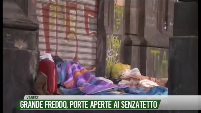 Grande Freddo, porte aperte ai senzatetto