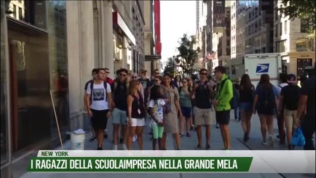 I ragazzi della ScuolaImpresa nella Grande Mela