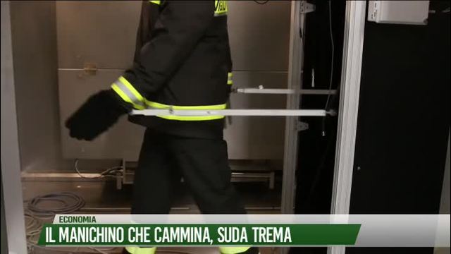 Il manichino che cammina, suda, trema