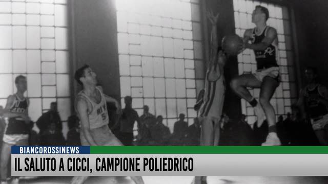 Il saluto a Cicci, campione poliedrico