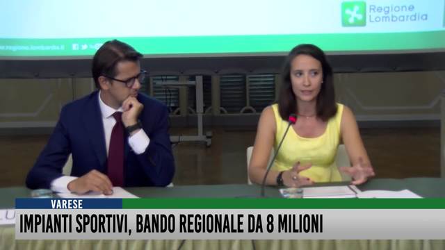 Impianti sportivi, bando regionale da 8 milioni di euro