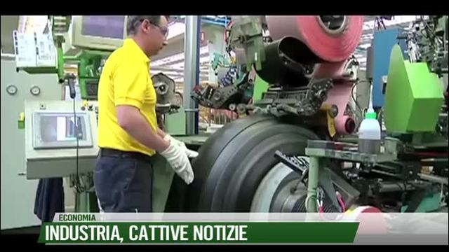 Industria,
cattive notizie