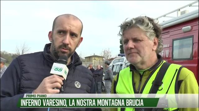 Inferno varesino, la nostra montagna brucia.