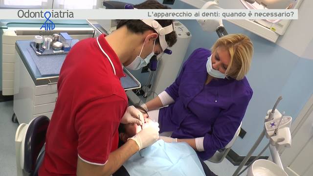 L'apparecchio ai denti