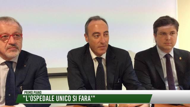 "L'ospedale unico si farà"