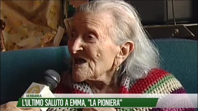 L'ultimo saluto a Emma,
"la Pioniera"