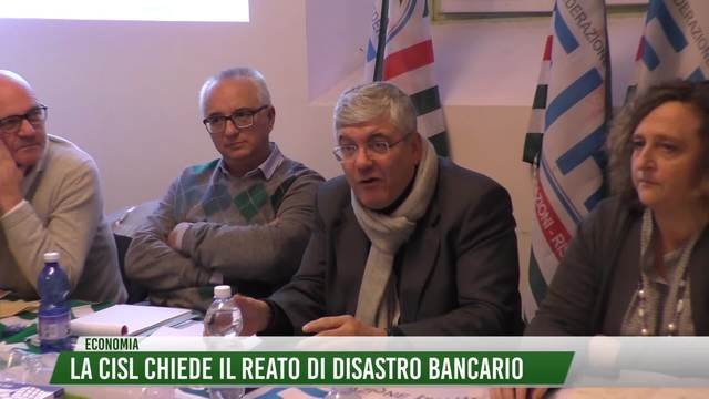 La CISL chiede il reato di disastro bancario