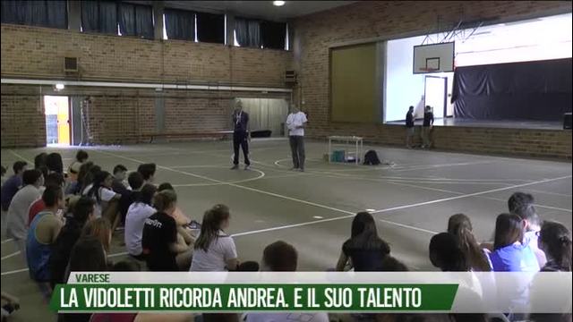 La Vidoletti ricorda Andrea. E il suo talento