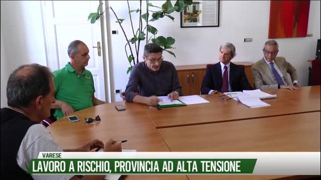 Lavoro a rischio,
Provincia ad alta tensione
