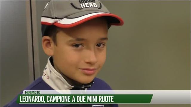 Leonardo, campione a due (mini) ruote