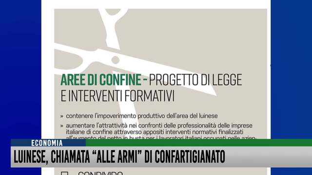 Luinese, chiamata "alle armi" di Confartigianato