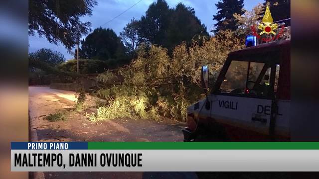 Maltempo, danni ovunque