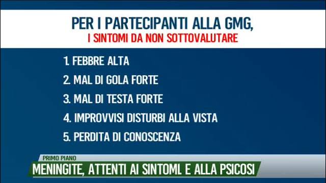 Meningite, attenti ai sintomi. E alla psicosi