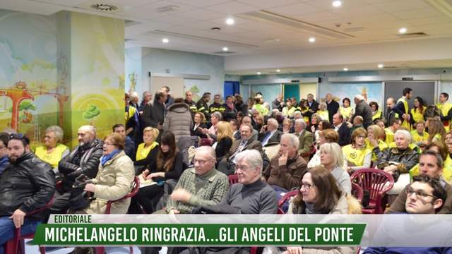 Michelangelo ringrazia...gli angeli del Ponte