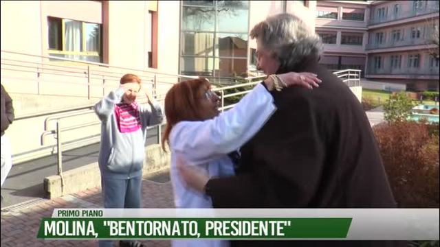Molina, "Bentornato, Presidente"