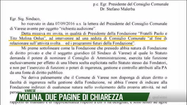 Molina, due pagine di chiarezza